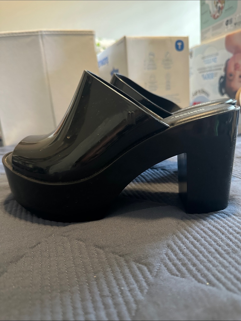 Melissa Brand open toe platform clog - Picture 5 of 8